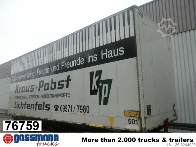 Wissellaadbak vrachtwagen SOMMER WB Wechselbrücke Koffer, 12x VORHANDEN!