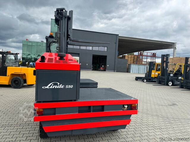 περονοφόρο ανυψωτικό πλευρικής φόρτωσης Linde S50/ Mast with free lift