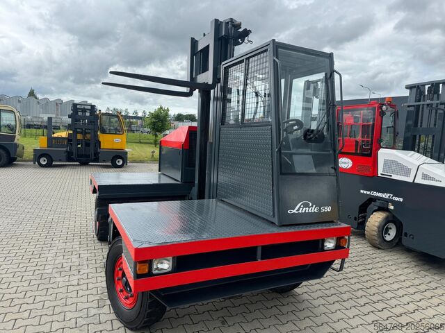 Zijladende vorkheftruck Linde S50/ Mast with free lift