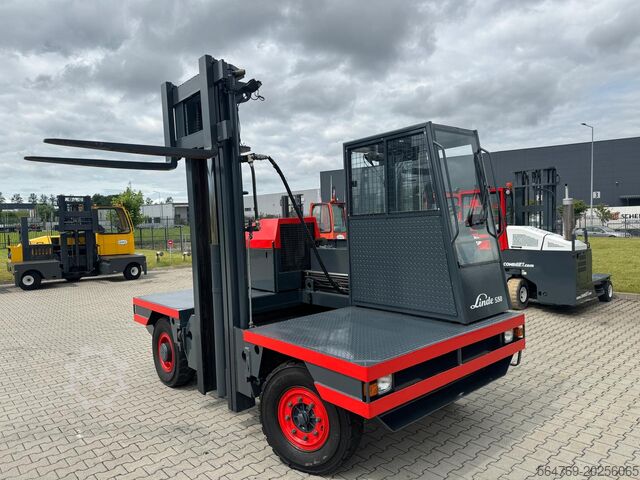 Zijladende vorkheftruck Linde S50/ Mast with free lift