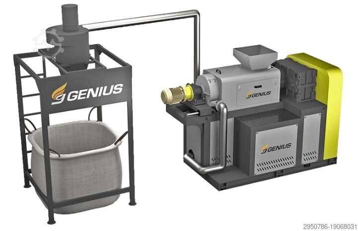 Uscător prin stoarcere pentru folie de plastic spălată GENIUS Machinery Co DW300