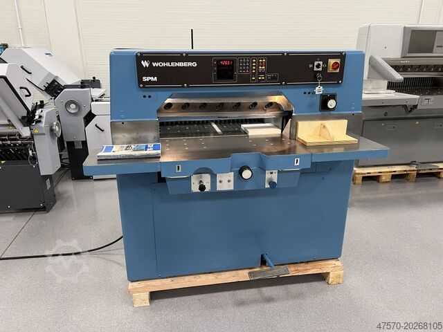 Papiersnijmachine Wohlenberg 76 SPM Paper Cutting Guillotine