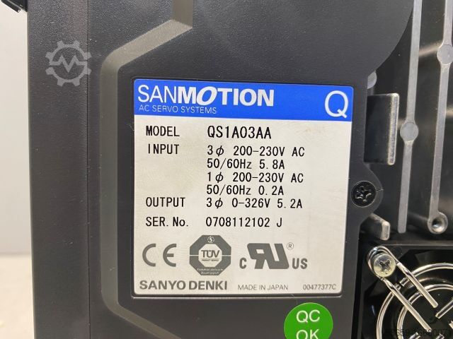 Rijdt SANYO SANYO SANMOTION Servodrive für Y-Achse / QS1A03AA