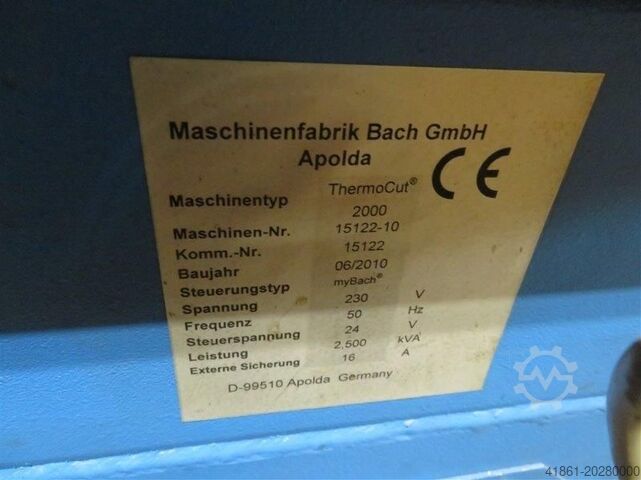 CNC-Portal-Plasmaschneidanlage BACH ThermoCut 2000