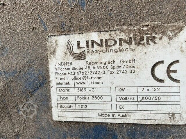 Tocător cu un singur arbore LINDNER POLARIS 2800