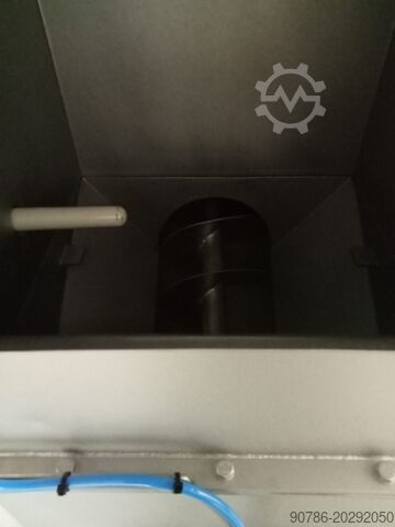 Estación de descarga de big bags de acero inoxidable con tornillo dosificador