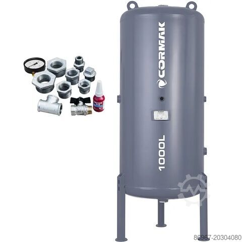 Set compressor + droger + verticale tank CORMAK LUFT 1500 INVERTER + N20S + BUTLA 1000L