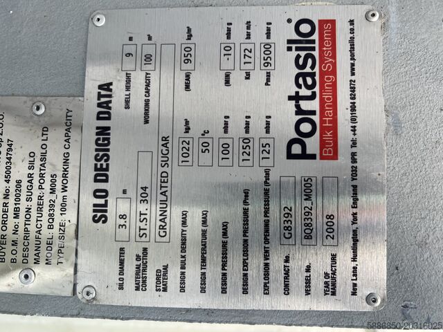 Δεξαμενή 100.000 από ανοξείδωτο ατσάλι (inox)