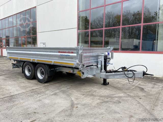 Tipper trailer Möslein TTD 14  5,70 m  14 t Tandem- Kipper Tieflader 5,70 m lang, Breite Reifen-- Neufahrzeug --