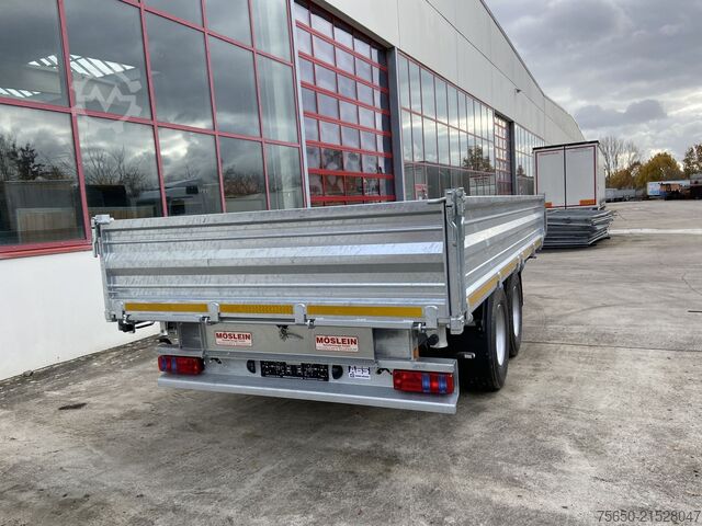 Tipper trailer Möslein TTD 14  5,70 m  14 t Tandem- Kipper Tieflader 5,70 m lang, Breite Reifen-- Neufahrzeug --