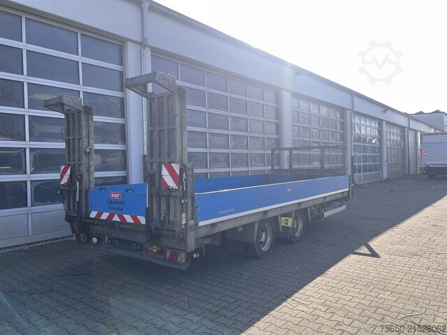 Low loader trailer Humbaur HBTZ 136224 TA-BS  13,6 t Tandemtieflader