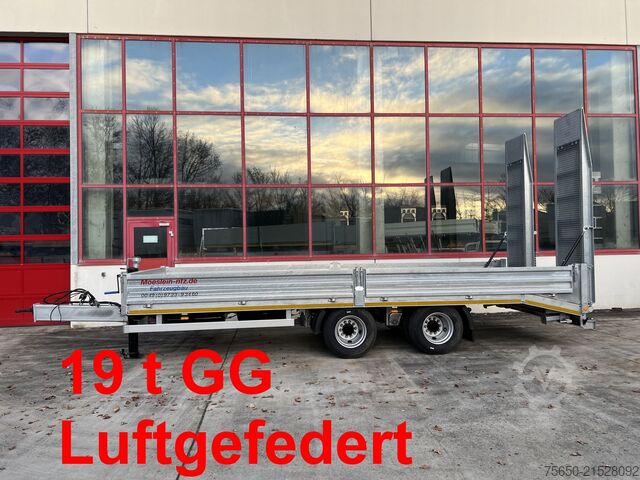 Low loader trailer Möslein TTO 19  19 t Tandemtieflader,Neufahrzeug