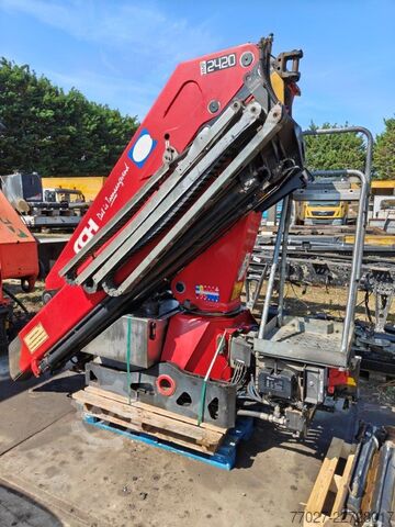  HMF Hermeler Maschinenbau 2420-K3 laadkraan loader crane Radio Remote con...