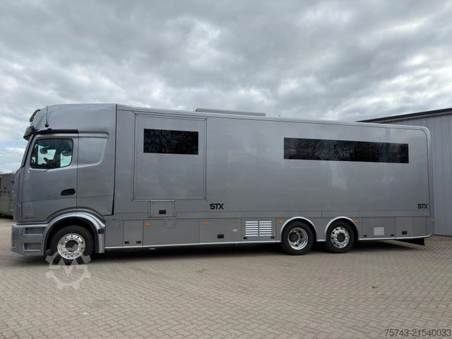 Cattle truck MERCEDES-BENZ Actros 2651 STX Pop-Out, Pop-Up. u. Wohntrailer
