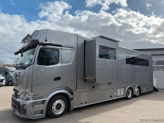 Cattle truck MERCEDES-BENZ Actros 2651 STX Pop-Out, Pop-Up. u. Wohntrailer