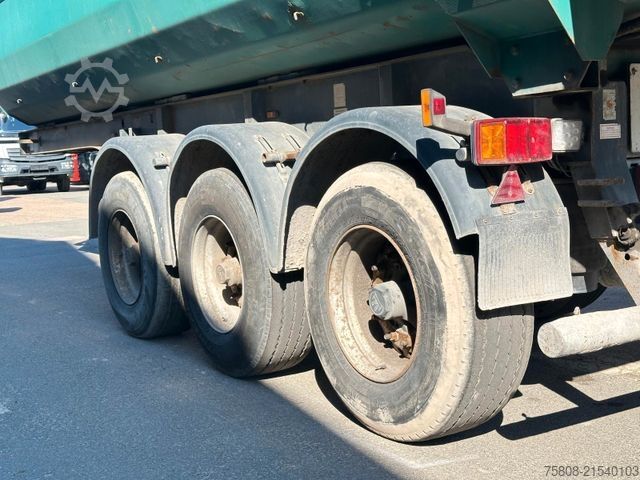 Tipper semitrailer LANGENDORF SKS-HS 24/28 Stahlmulde Liftachse