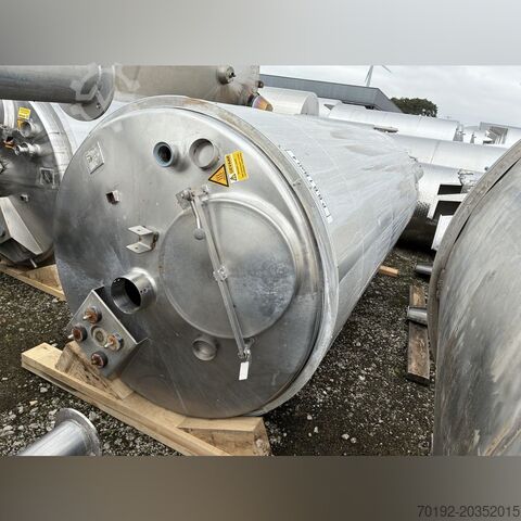 5500 Liter isolierter Mischbehälter aus V2A  S17380