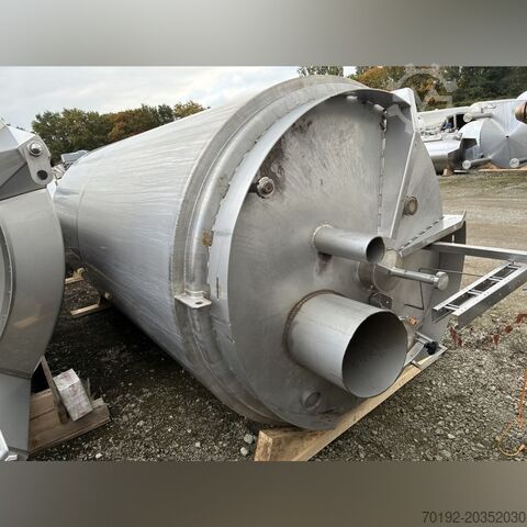 8.500 liter geïsoleerde opslagtank van V2A roestvrij staal S17376
