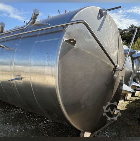 Opslagtank van 39.000 liter, 3 compartimenten (3 x 13.000 liter), gemaakt van V4A roestvrij staal Arsilac S17295