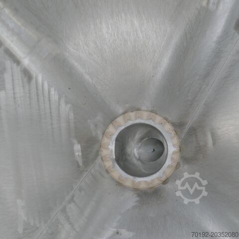 1100 liter conisch container van V2A roestvrij staal Thyssen Umformtechnik (UCON) B0050