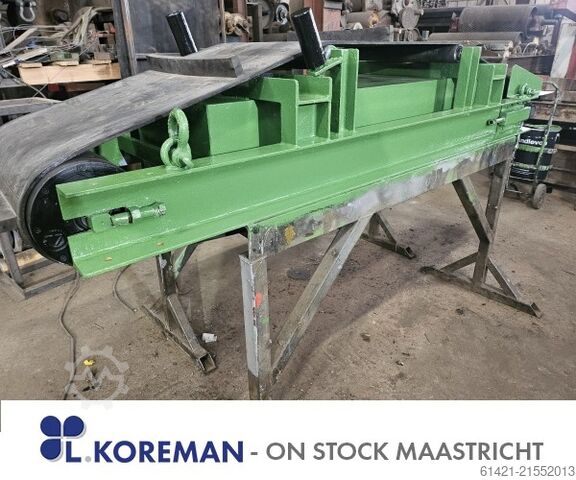 Bakker Magnetics Permanent Magnetic Transportband Bakker Magnetics Block : L= 1400 x W=450 x H=300 mm Bakker Magnetics Permanent Magnetic Conveyor Belt