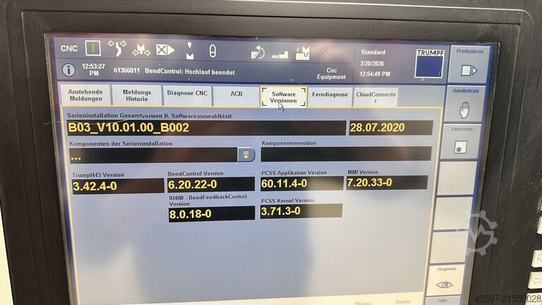 Kantpress TRUMPF TruBend 5050