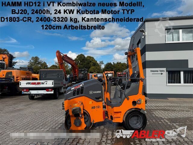 Rouleau monocylindre HAMM HD12i VT Kombiwalze neues Modell