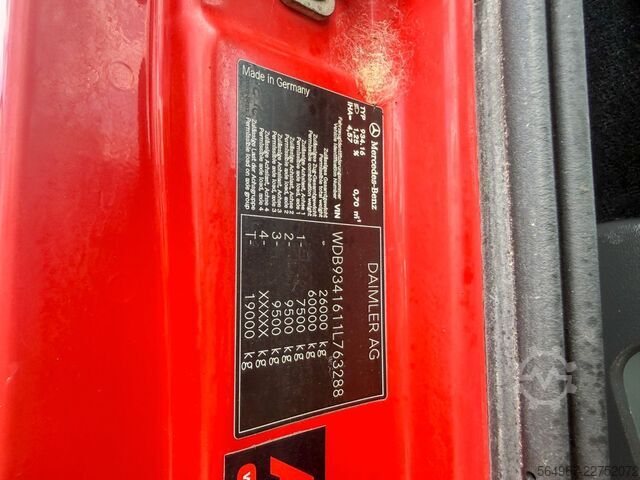 Trattore stradale standard MERCEDES-BENZ Actros 3351 MP3 V8 Kipphydr.
