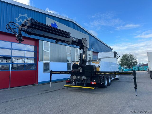Platós teherautó MERCEDES-BENZ 2653 L 6x4 Actros 5 HiabXHipro232ES6 bis 16.90m