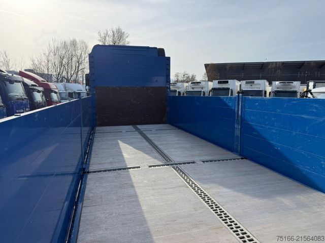 Flatbed truck with tarp MERCEDES-BENZ ACTROS 2548 L Pritsche 7,30 m offen+RETARDER ÖL