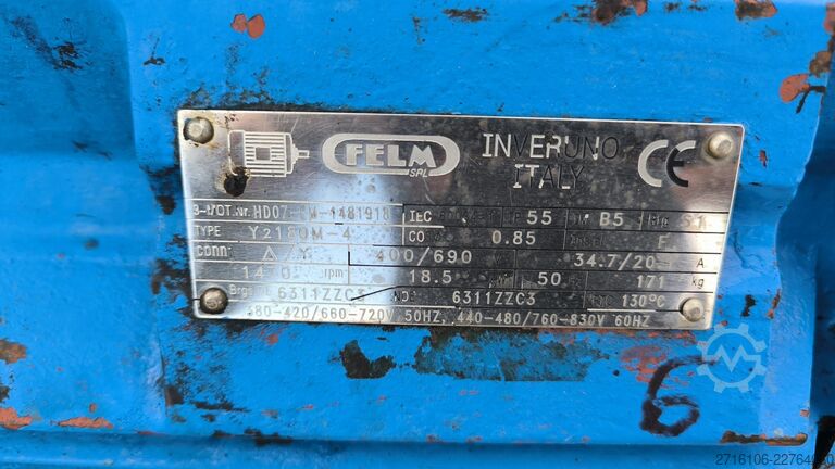 Bomba de parafuso Varisco V100-2 ST4