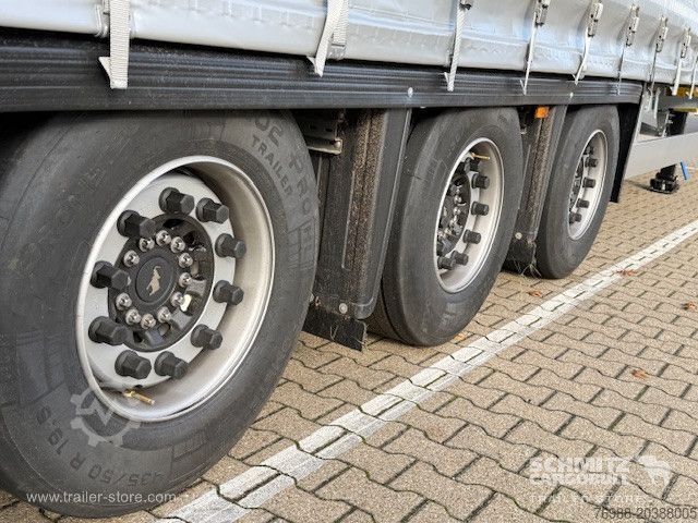 Brandalı açık yarı römork Schmitz Cargobull Curtainsider Mega Getränke