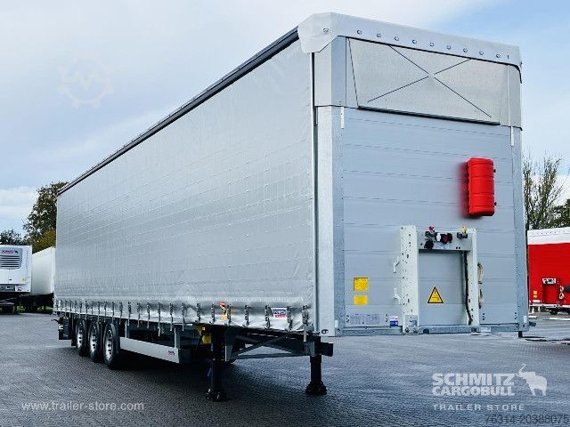 Brandalı açık yarı römork Schmitz Cargobull Curtainsider Mega Getränke