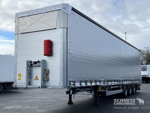 Brandalı açık yarı römork Schmitz Cargobull Curtainsider Mega Getränke