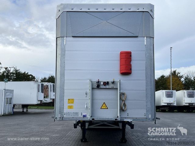 Brandalı açık yarı römork Schmitz Cargobull Curtainsider Mega Getränke