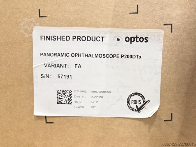 Máquina de pruebas oculares OPTOS California P200DTx