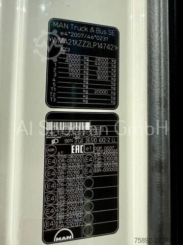 Sistema BDF MAN TGX 26.510 BDF/Retarder/Eu6d/Liftachse/LBW/450tkm