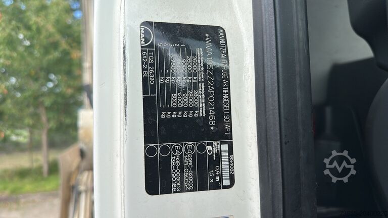 Kipper MAN TGS 26.320 6x2-2 BL