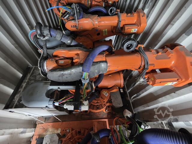 6osý průmyslový robot + 40" vysokokapacitní kontejner (HC) ABB (10x) IRB 6640 M2004, IRB 6640-235/2.55