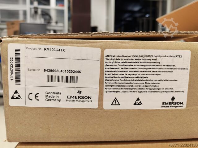 ΚΑΙΝΟΥΡΓΙΟΣ διακόπτης Ethernet με ΚΟΥΤΙ Emerson Process Management RM100-24TX