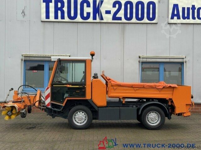 Driezijdige kipper bestelwagen Multicar Kiefer Boki Winterdienst Streuer + Besen 23 TKM