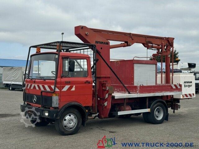 Van Mercedes-Benz 709 D Ruthmann Hubsteiger Arbeitshöhe 12,60 m