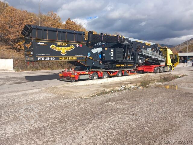 Tracked Screen FABO FTJ 1175 & FTB 1550 FTJ 1175 & FTB 1550 Tracked Screen