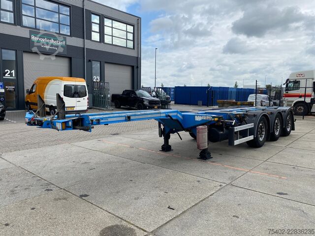 Transport af containere D-TEC FT-LS-S / 3x Extendable / 1x Lift Axle / SAF + ...