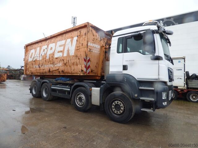 Hákový nosič kontejnerů (oficiální SPZ: NE-PD 777) MAN TGS 35.510