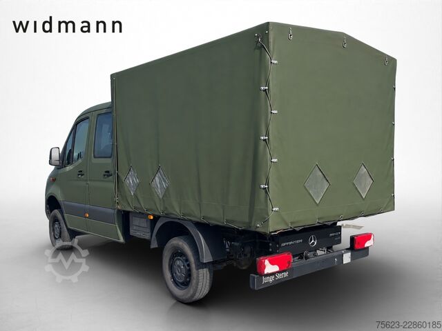 Samochód dostawczy z plandeką Mercedes-Benz Sprinter 319 CDI DOKA Pritsche Plane Klima Tempomat