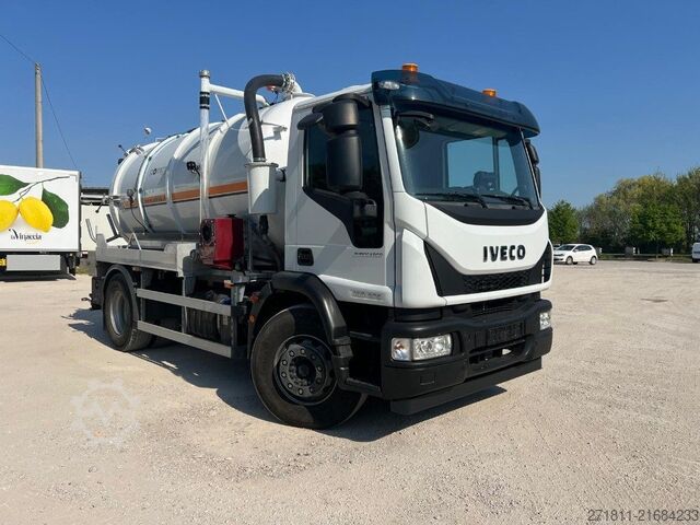 Kanca kasalı yük kamyonu (roll-off) IVECO IVECO EUROCARGO 180E28 CON CISTERNA SPURGO