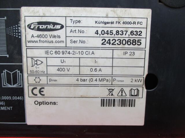 Unidad de soldadura FRONIUS TPS 4000 ( 3192)