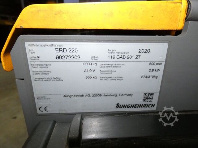 Double stacker Jungheinrich ERD220KP G 119 - 201 ZT