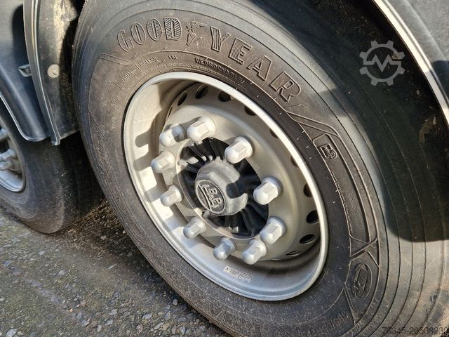 Tipper semitrailer WIELTON Alu-Kastenmulde 51m³  BULK Master  Kombitür